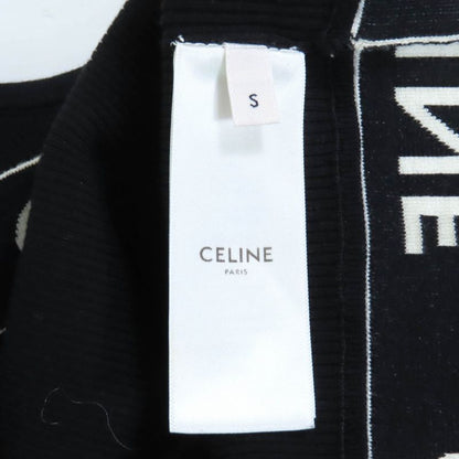 Celine 2a68l372n Athlete Bra / Mesh Logo Design Top Black / Cream S Made In