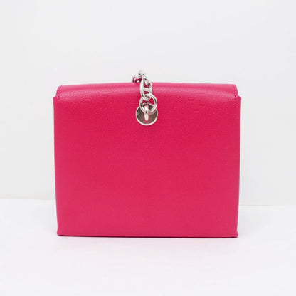Hermes Chaine D'ancre Compact Wallet Chevre Pink Svhardware B Engraved