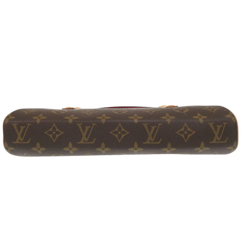 Louis Vuitton Sonatine Monogram M51902 Brown Handbag LV 1089 Louis Vuitton
