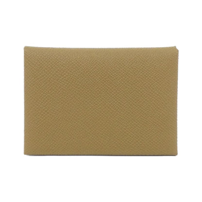 Hermes Calvi Duo Coin Case Dune