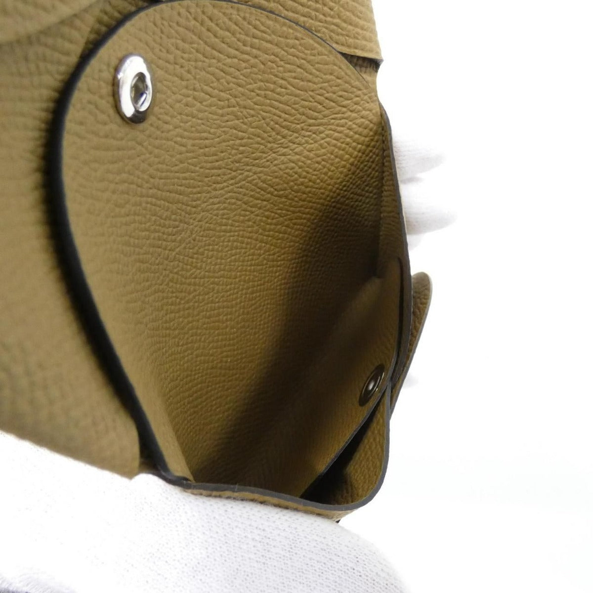 Hermes Calvi Duo Coin Case Dune — view 3