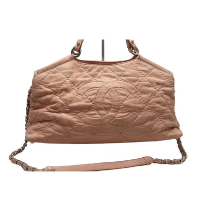 Chanel Quilted Leather 2-Way Tote