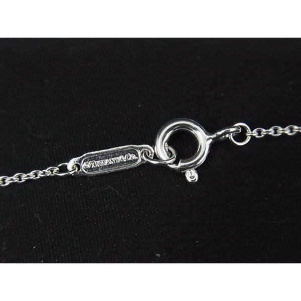 Tiffany & Co Heart Clover Necklace Pendant Silver — view 3