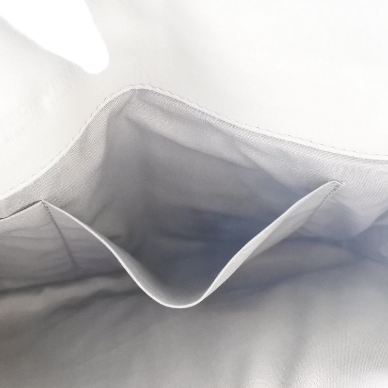 Bottega Veneta Bottega Veneta Intrecciato Calf Gray Men's Clutch Bag