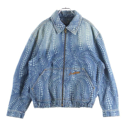 Louis Vuitton Yk Zipup Denim Bluzon Dot Yn3 Yayoi Kusama Dot Pattern Zip Up