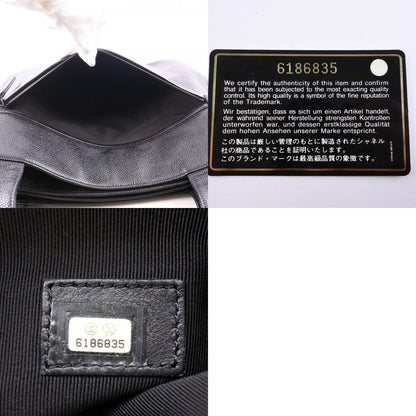 Chanel Shoulder Tote Caviar Skin Black Ladies Tote Bag