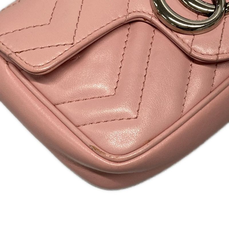 Gucci G Marmont Mini Shoulder Bag G Marmont Mini Shoulder Bag 476433 Pink Key