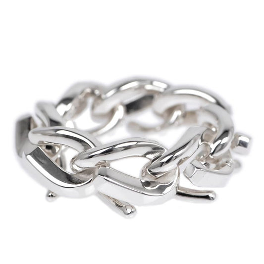 Tiffany & Co Forge Link Ring 50 AG 925 Silver SV Jewelry Accessorie