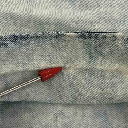 Saint Laurent Paris | 2016 | Bleached Denim Shorts | 26 | Indigo | Women