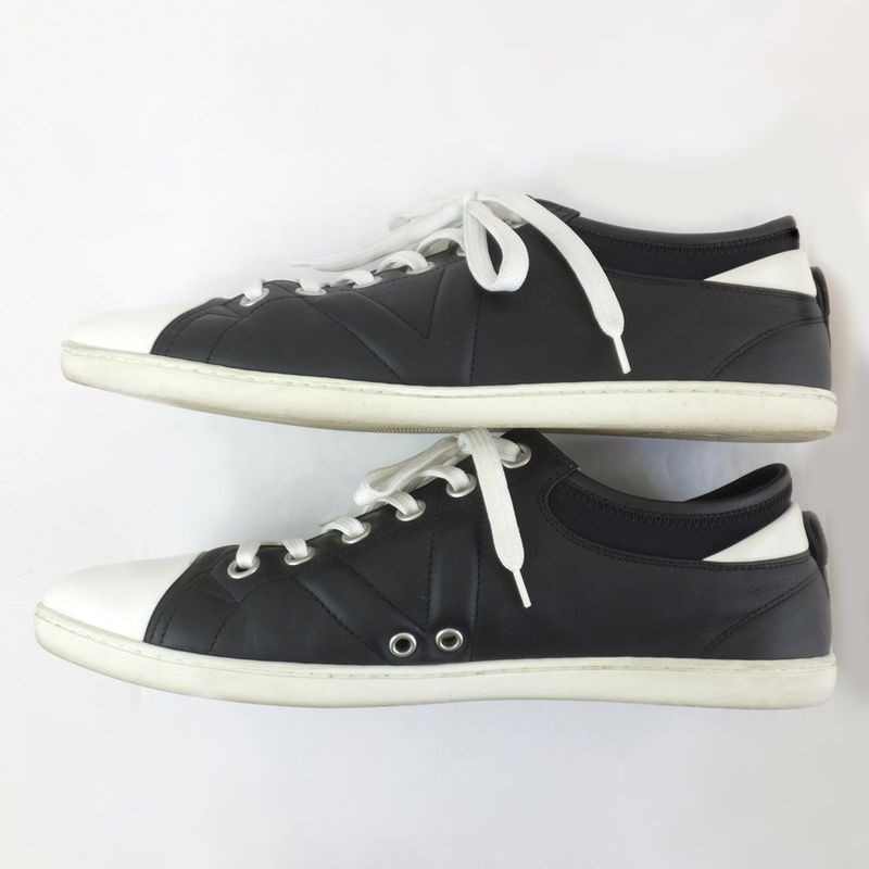 Louis Vuitton Low Cut Sneakers - Black Size 7.5 Notation Equivalent