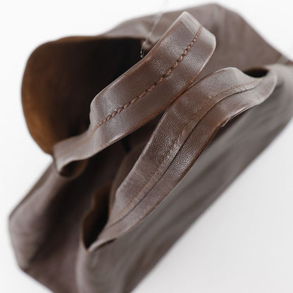 Celine Horizontal Cabas Leather Brown Unisex Tote Bag