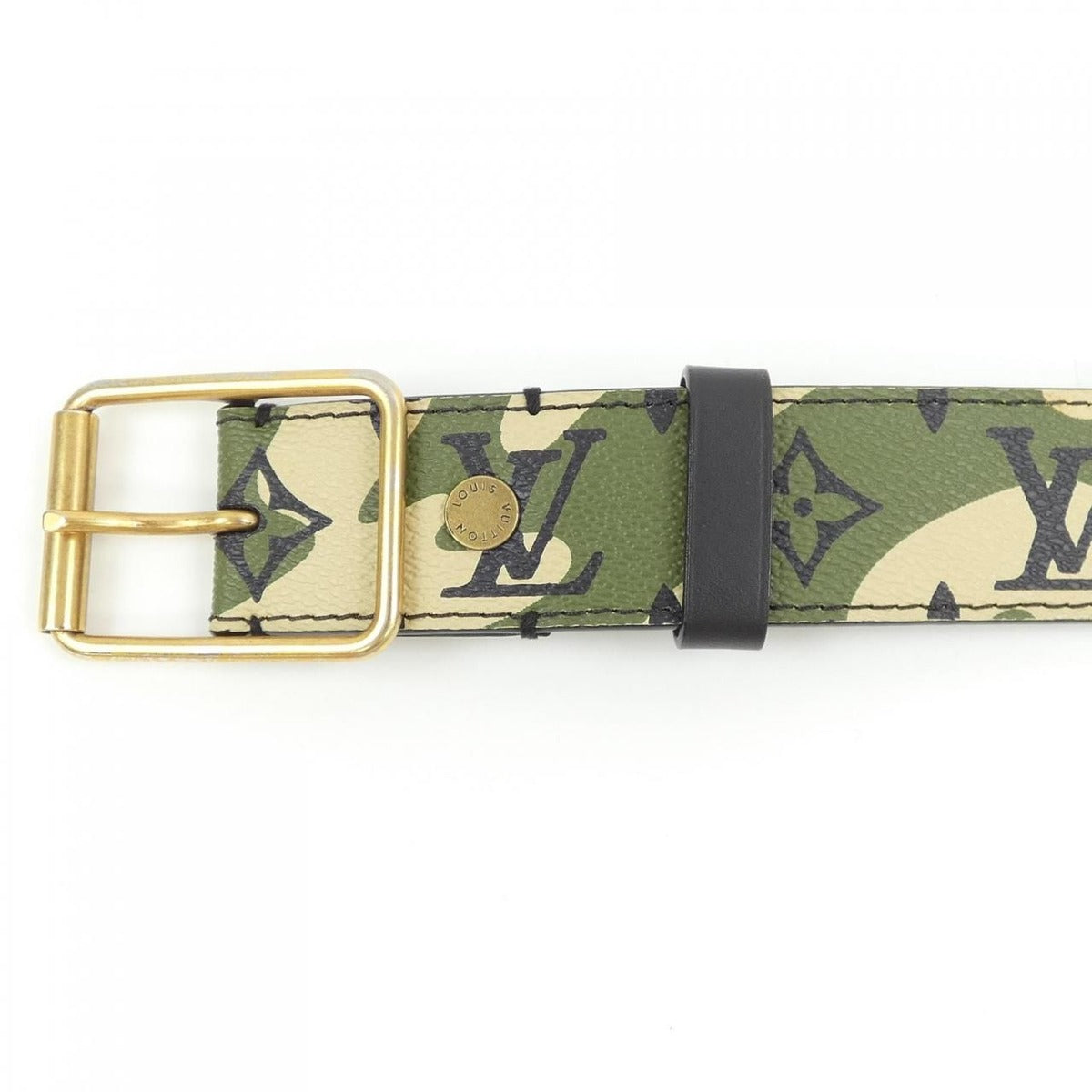 Louis Vuitton Suntulle Monogram Moflage 35 mm Takashi Murakami M9646 Belt — view 2