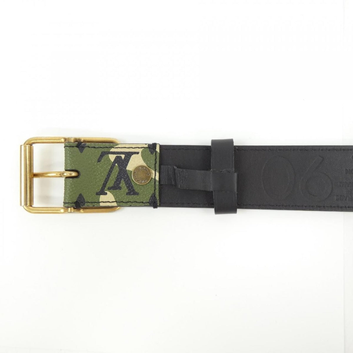 Louis Vuitton Suntulle Monogram Moflage 35 mm Takashi Murakami M9646 Belt — view 3