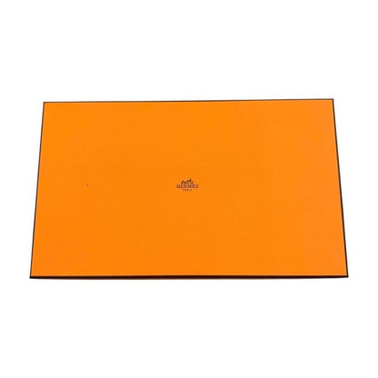 Hermes Short Sleeve T-Shirt H Logo Embroidery Pocket XL Size Cotton Black Hermes