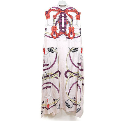 Hermes Sleeveless Dress 36 Silk 2018ss Pink