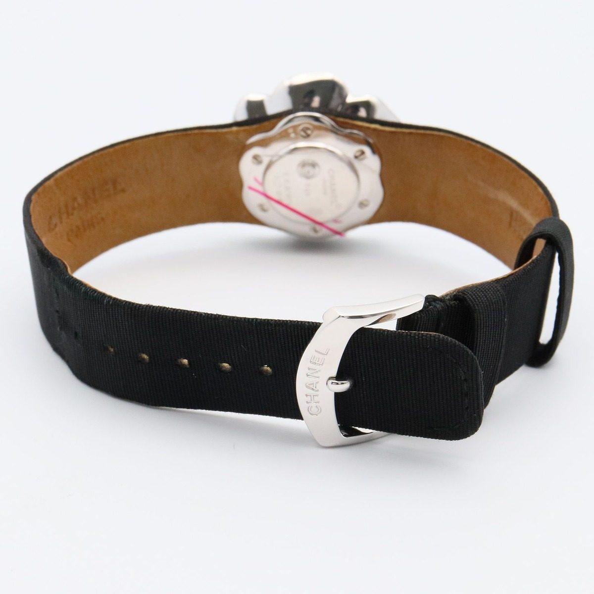 Chanel Watch Camellia Diamond 18k White Gold Leather — view 5