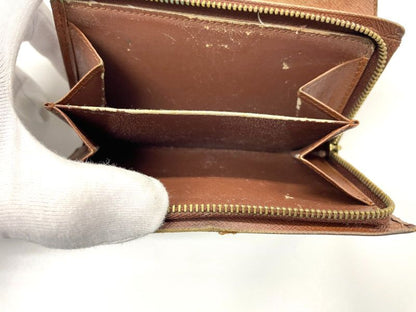 Louis Vuitton Monogram Porte Monet Vieux Trésor M61730 Foldable Wallet L-shape