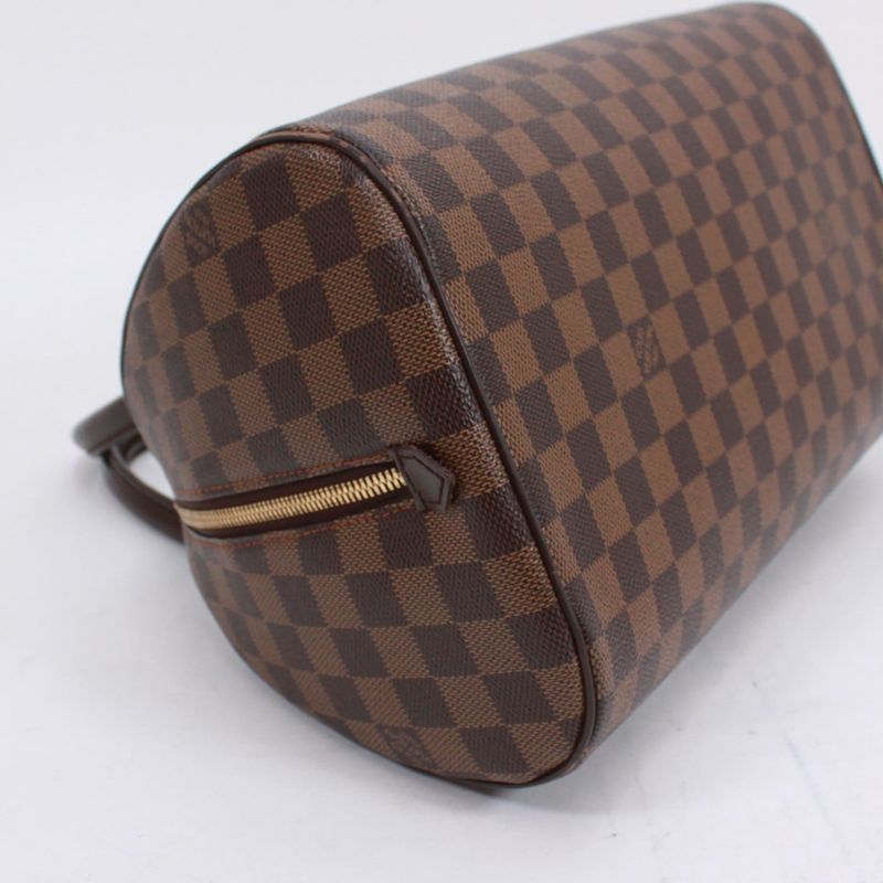 Louis Vuitton Rivera MM Damier Ebene Damier Ebene Leather × PVC Brown Handbag