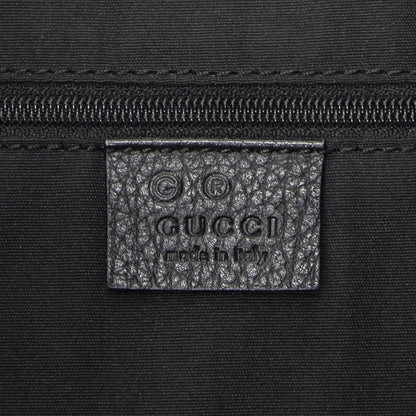 Gucci Half Moon Messenger Black GG Denim Canvas Jeans — view 10