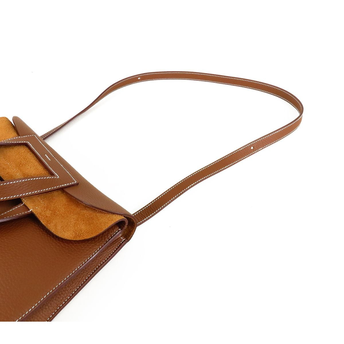 Hermes Halzan 31 Silver Taurillon 2-Way Shoulder Bag — view 4