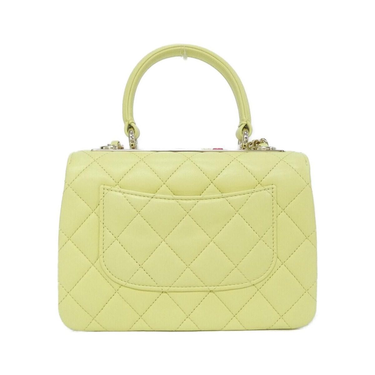 Chanel Bag Handbag Yellow — view 2