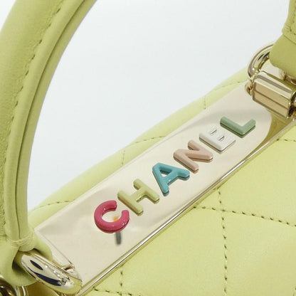 Chanel Bag Handbag Yellow — view 5