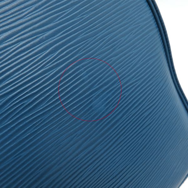 Louis Vuitton Handbag Speedy 25 Epi Leather Toledo Blue Gold Hardware Blue