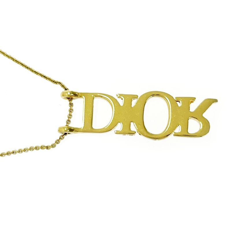 Christian Dior GP Dior Logo Necklace Gold 438196 Necklace
