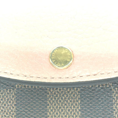 Louis Vuitton Damier Portefeuille Normandy Rose Ballerine N60043 Pink N60043