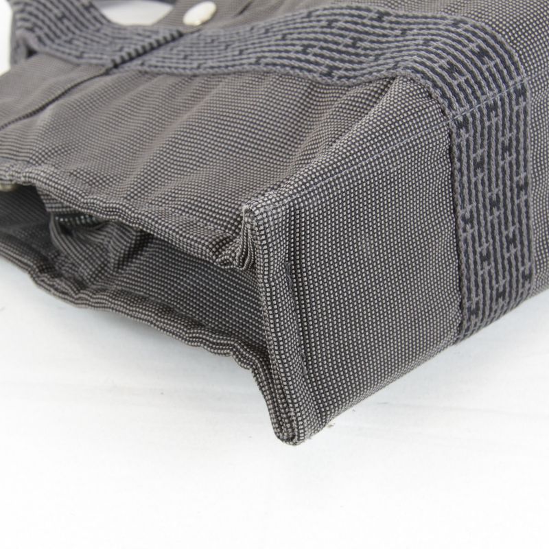 Hermes Her Line PM Handbag Canvas Gray