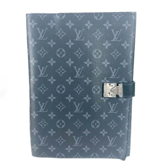 Louis Vuitton Clutch Bag Porte Documents Franck GM Gi0273 Monogram Eclipse