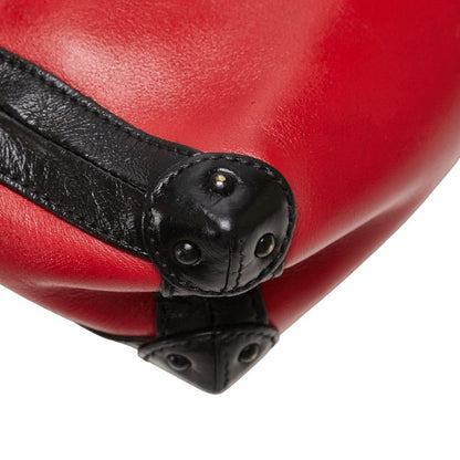 Louis Vuitton Petite Mal Soft MM Red Black Leather Women Louis Vuitton