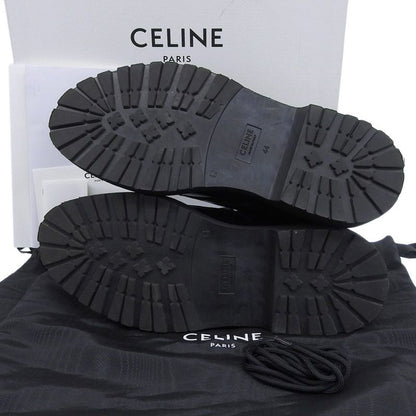 Boxed Super Celine 2021 Buckle LACE UP Boots Leather Ranger Combat Boots Shoes