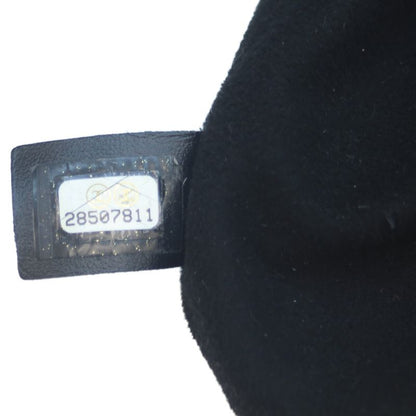 Chanel 28th As1045 Black Caviar Skin Deauville Drawstring Chain Shoulder Bag