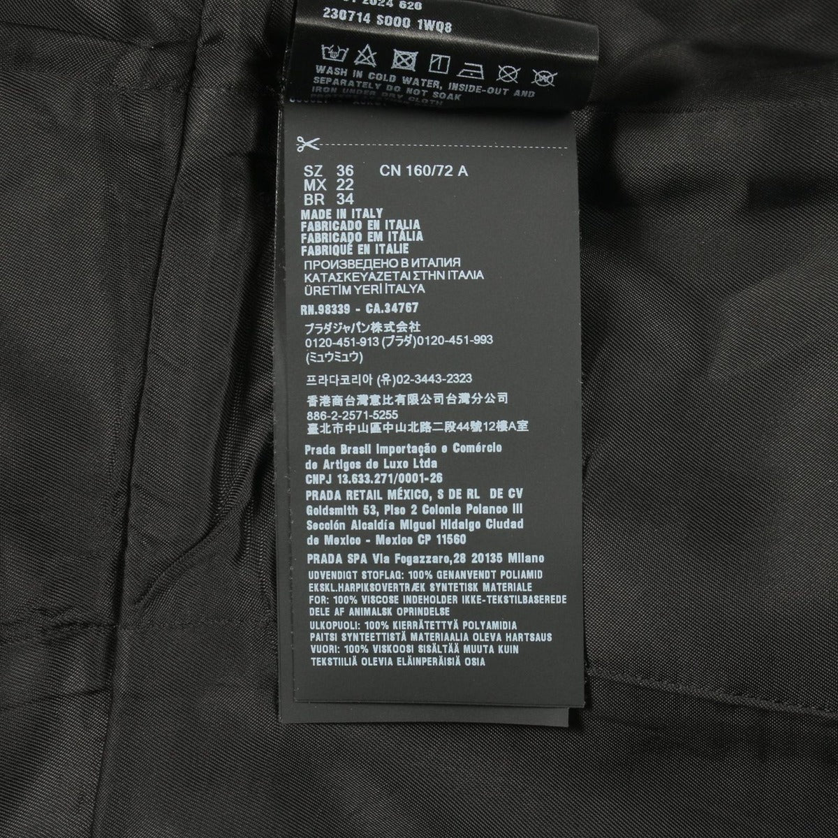 Prada Dress Re-Nylon Black — view 5