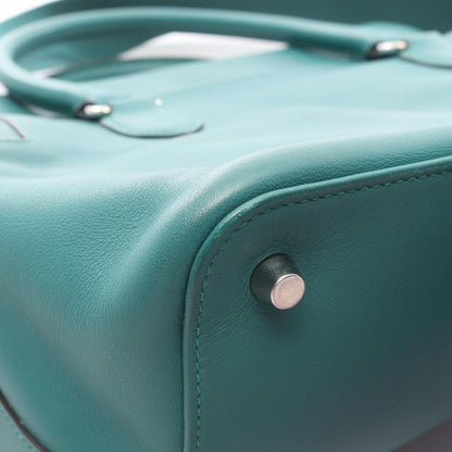 Hermes Handbag Toolbox 26 Malachite Leather Green — view 13