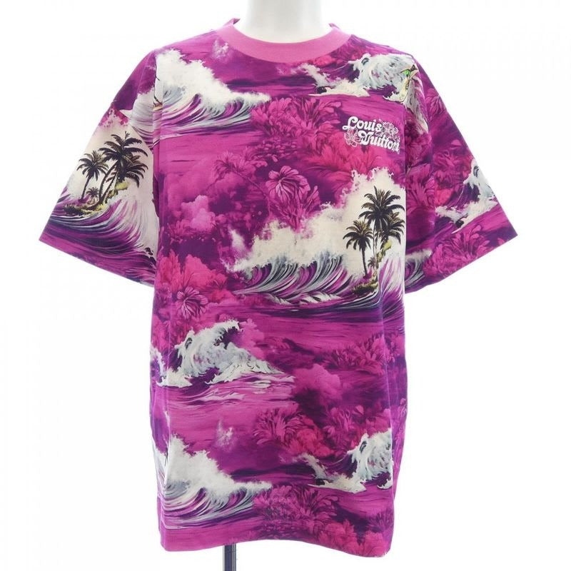 Louis Vuitton Printed Short Sleeve Cotton T-Shirt Hry 20 Wnpg