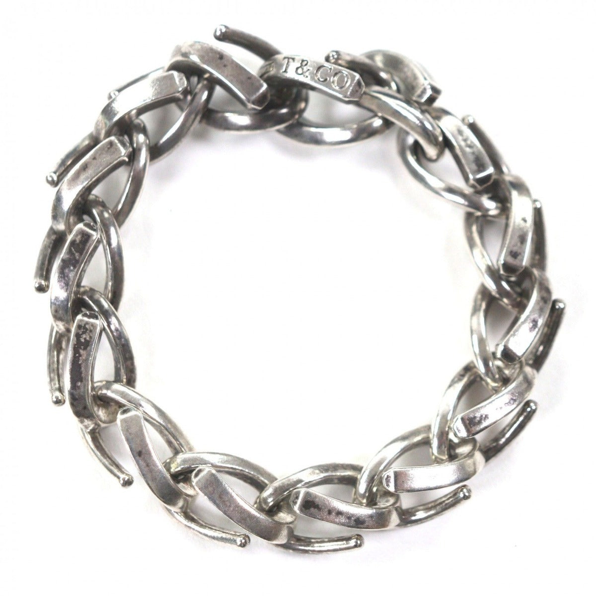 Tiffany & Co. Forge Large Link 925 to Silver 18 Box, Bracelet — view 3