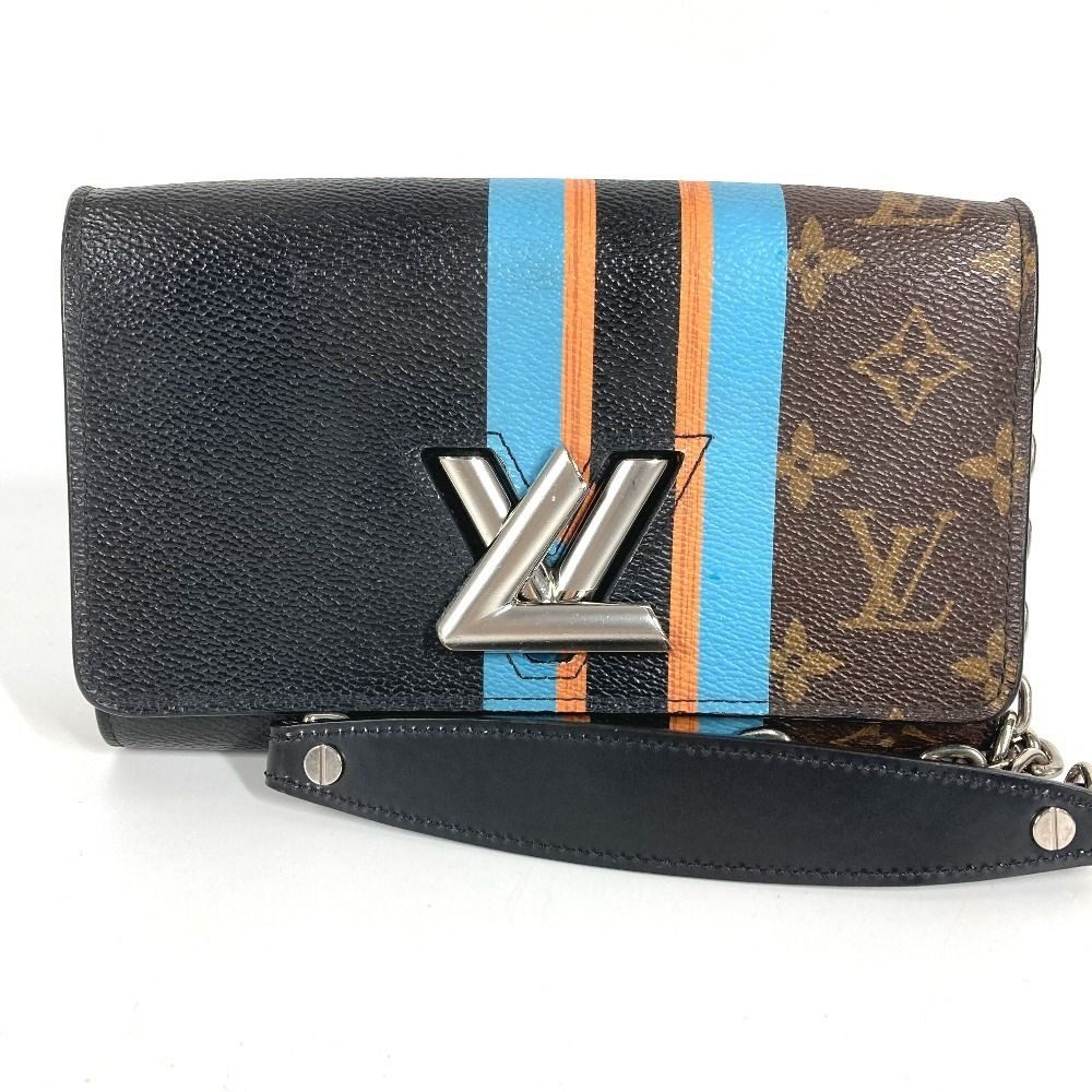 Hermes Wallet Portefeuille Twist Monogram Canvas Brown