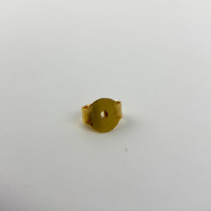 Celine Logo Triomphe Earrings Gold Vintage — view 11