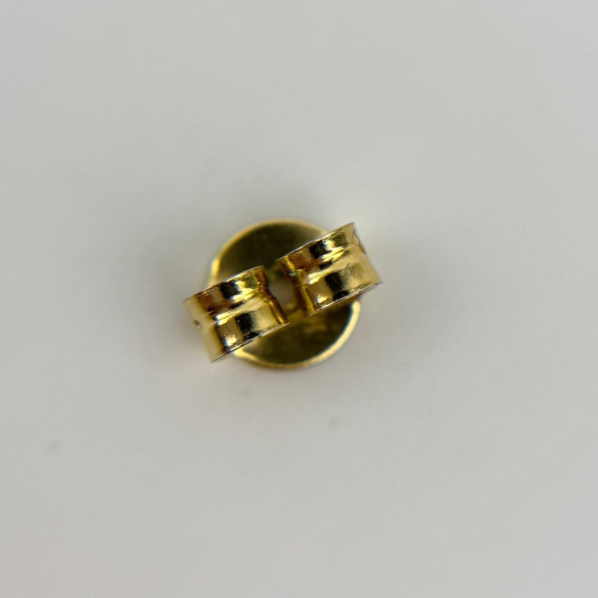 Celine Logo Triomphe Earrings Gold Vintage — view 13