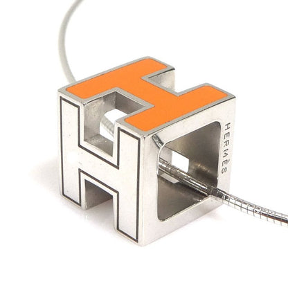 Hermes Necklace H Cube Caged Ash