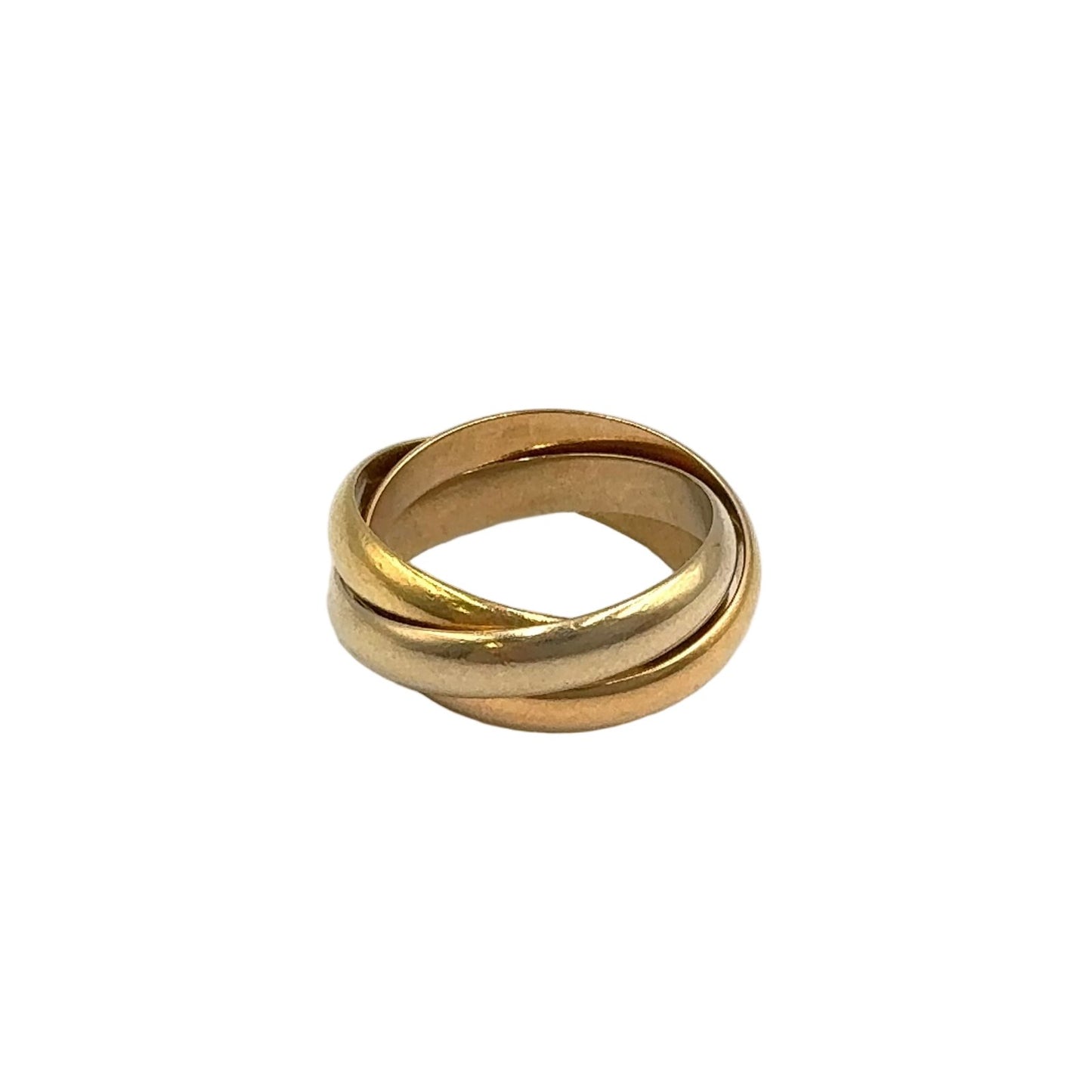 Cartier Trinity Yellow Gold Pink White Ring
