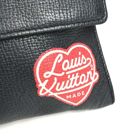 Louis Vuitton Shoulder Bag Trio Pouch M81013 Monogram Denim Black