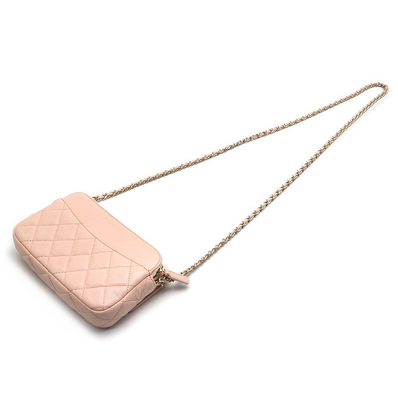 Chanel Chain Shoulder Ap2096 Chain Wallet In Caviar Skin