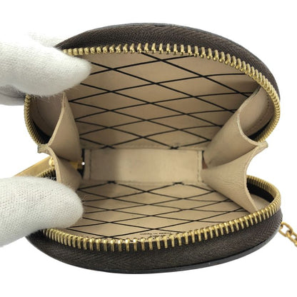 Louis Vuitton M63886 Micro Boîte Chapeau Leather Coin Case Pouch - Brown - Women