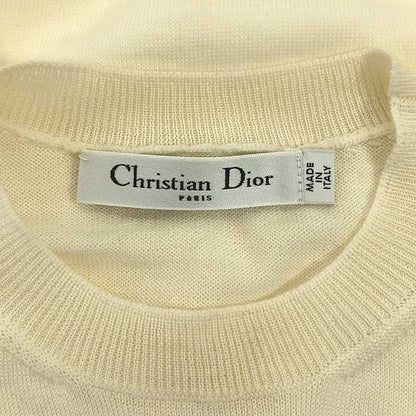Christian DIOR - Sequin Embellished Knit Vest - 44 - Ivory - Women's