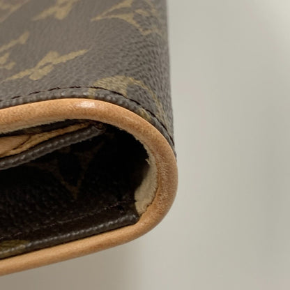Louis Vuitton Monogram Pochette Twin GM Shoulder Bag M51852 Brown