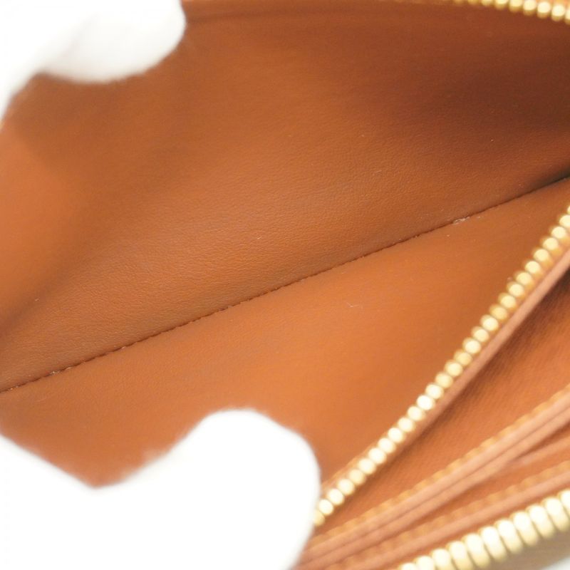 Louis Vuitton Long Wallet Monogram Zippy Wallet M42616 Brown Men Women Unisex