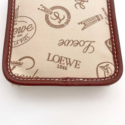 Loewe Shoulder Bag Beige Brown Anagram 160th Anniversary Excellent Condition